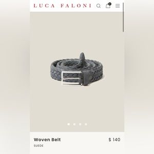 Luca Faloni - Men’s suede belt